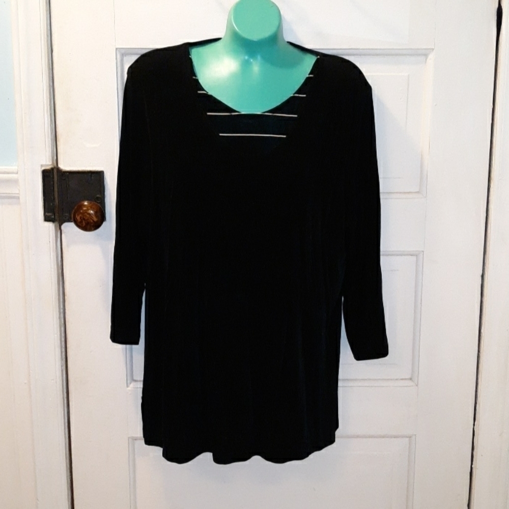 N Touch large black tunic legging shirt